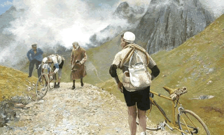 Illustration for article titled 101 Years of Tour de France Bikes Map the Evolution of Cycling